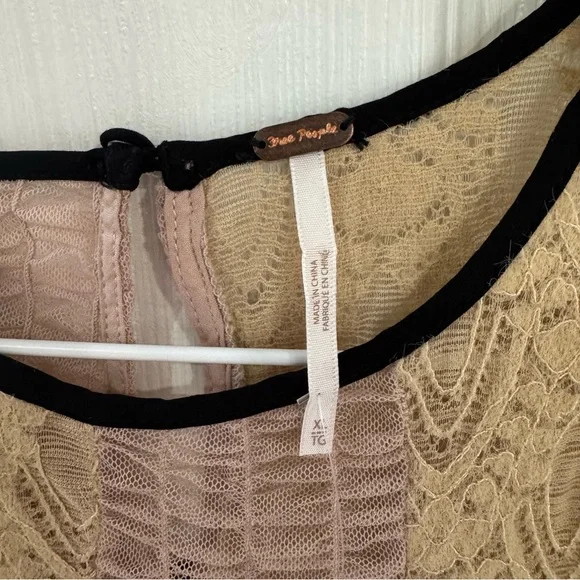 NWT! Free People Sheer Lace Sleeveless Midi Dress - Picture 5 of 9